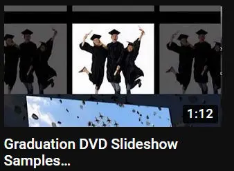 graduation dvd slideshow sample